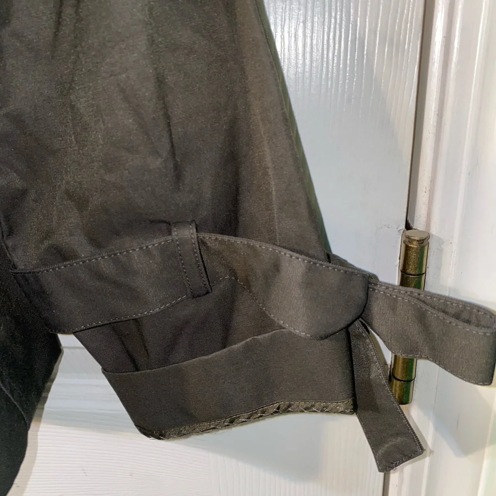 Simply Vera Vera Wang Dark Olive‎ Short Trench Coat - Picture 3 of 6